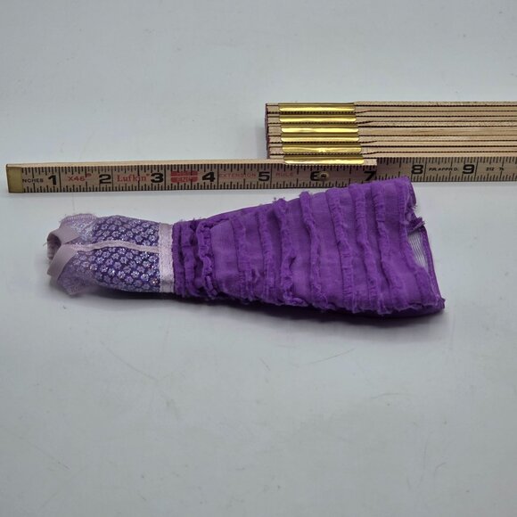 Lavender Lace Barbie Fashion Pack Dress With Sequin Bodice - Picture 5 of 5